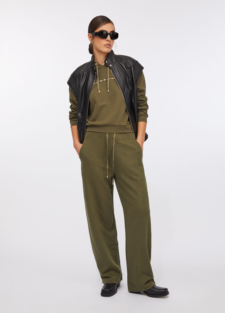 Liu Jo Better hooded sweatshirt olive green Liu Jo - large image number 5