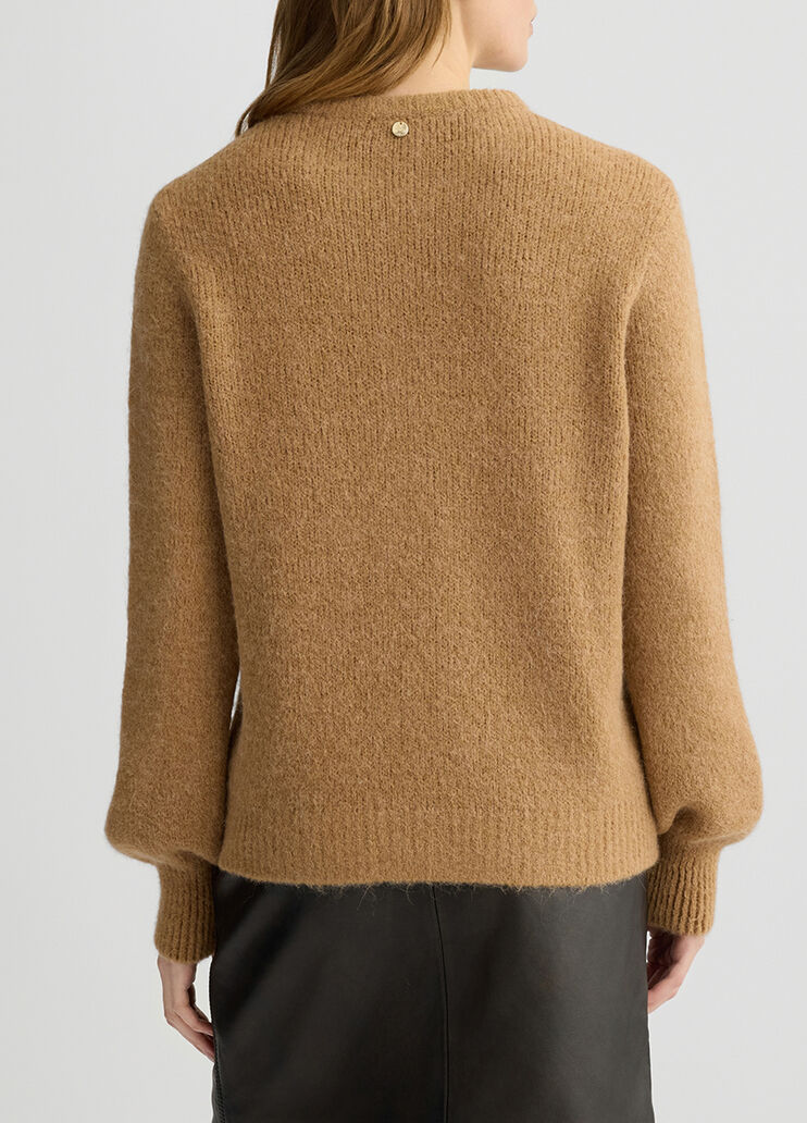 Alpaca-blend pullover beige Liu Jo - medium