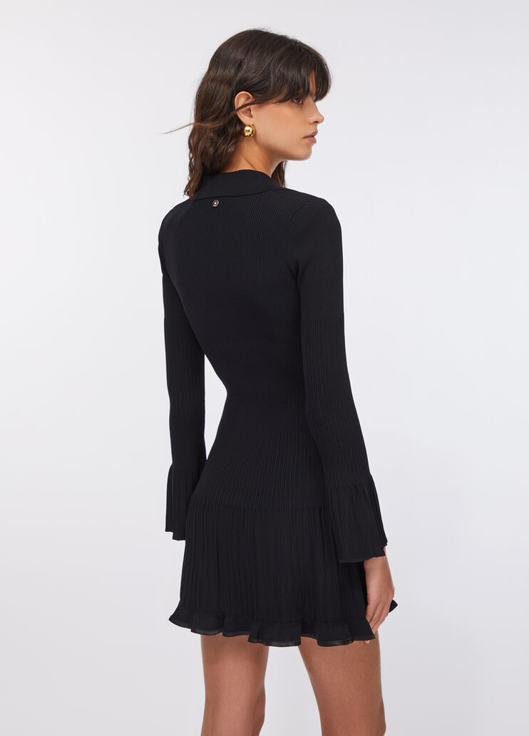Kurzes Strickkleid Schwarz Liu Jo - large image number 1