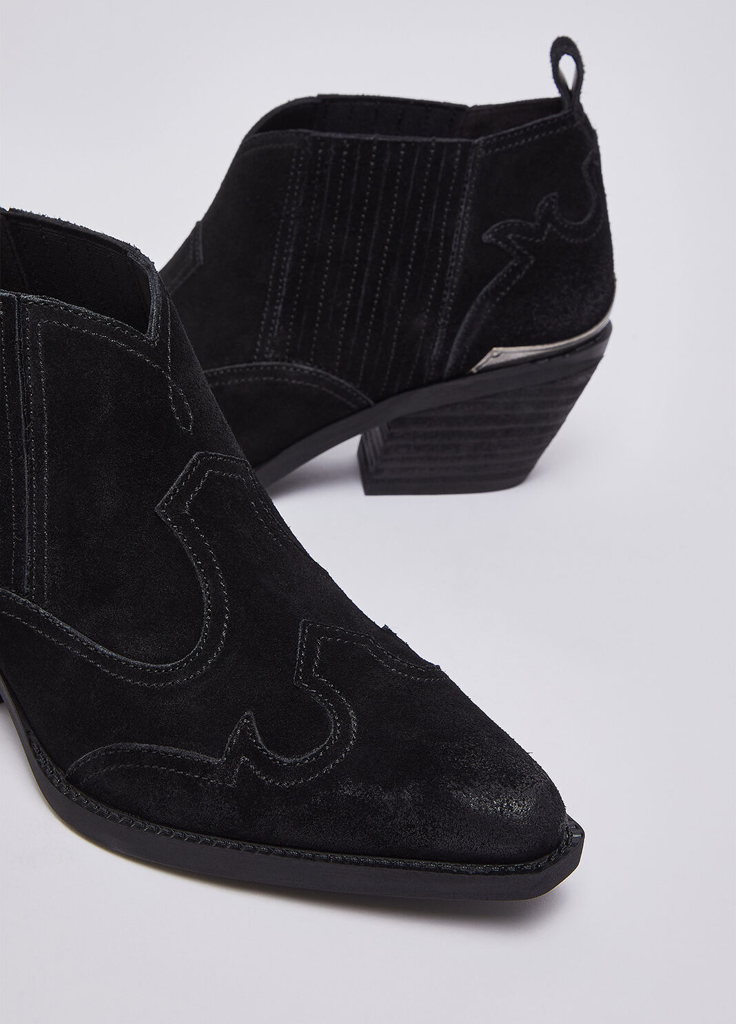 Stivaletti texani in suede nero Liu Jo - large image number 6