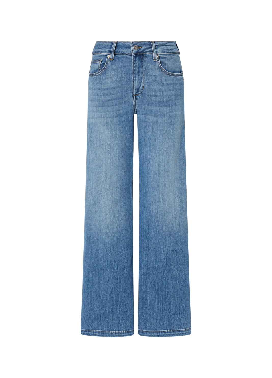 High-rise flared jeans light denim Liu Jo - large image number 6