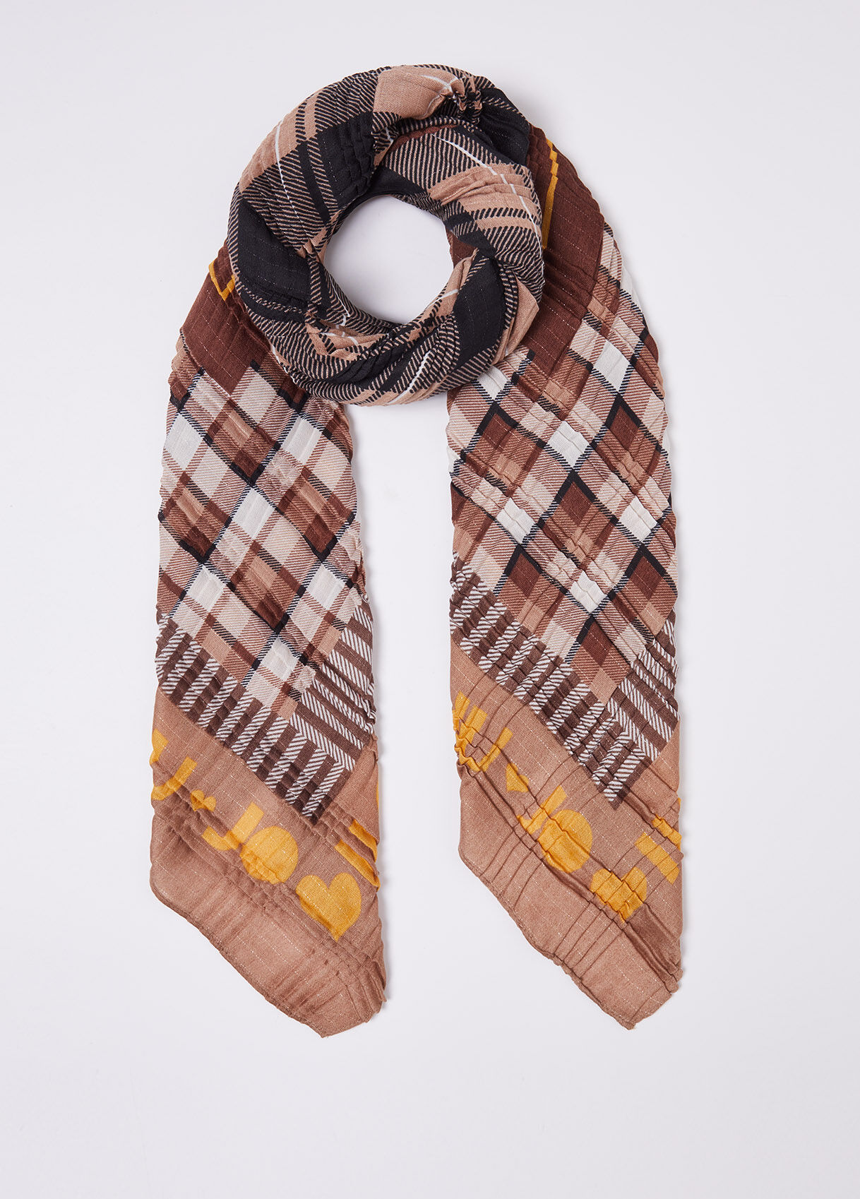 Check scarf hot sale