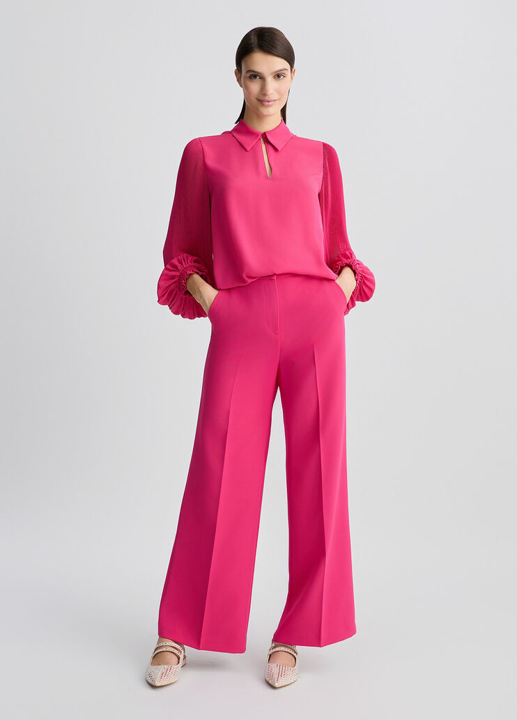 Red palazzo trousers pink Liu Jo - medium Red palazzo trousers pink Liu Jo - medium