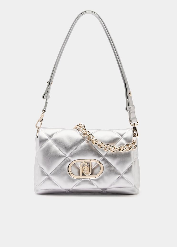 Medium quilted LaPuffy bag silver Liu Jo - medium