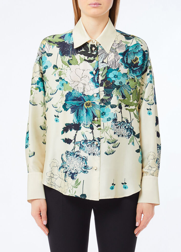 Printed twill shirt milk white Liu Jo - medium