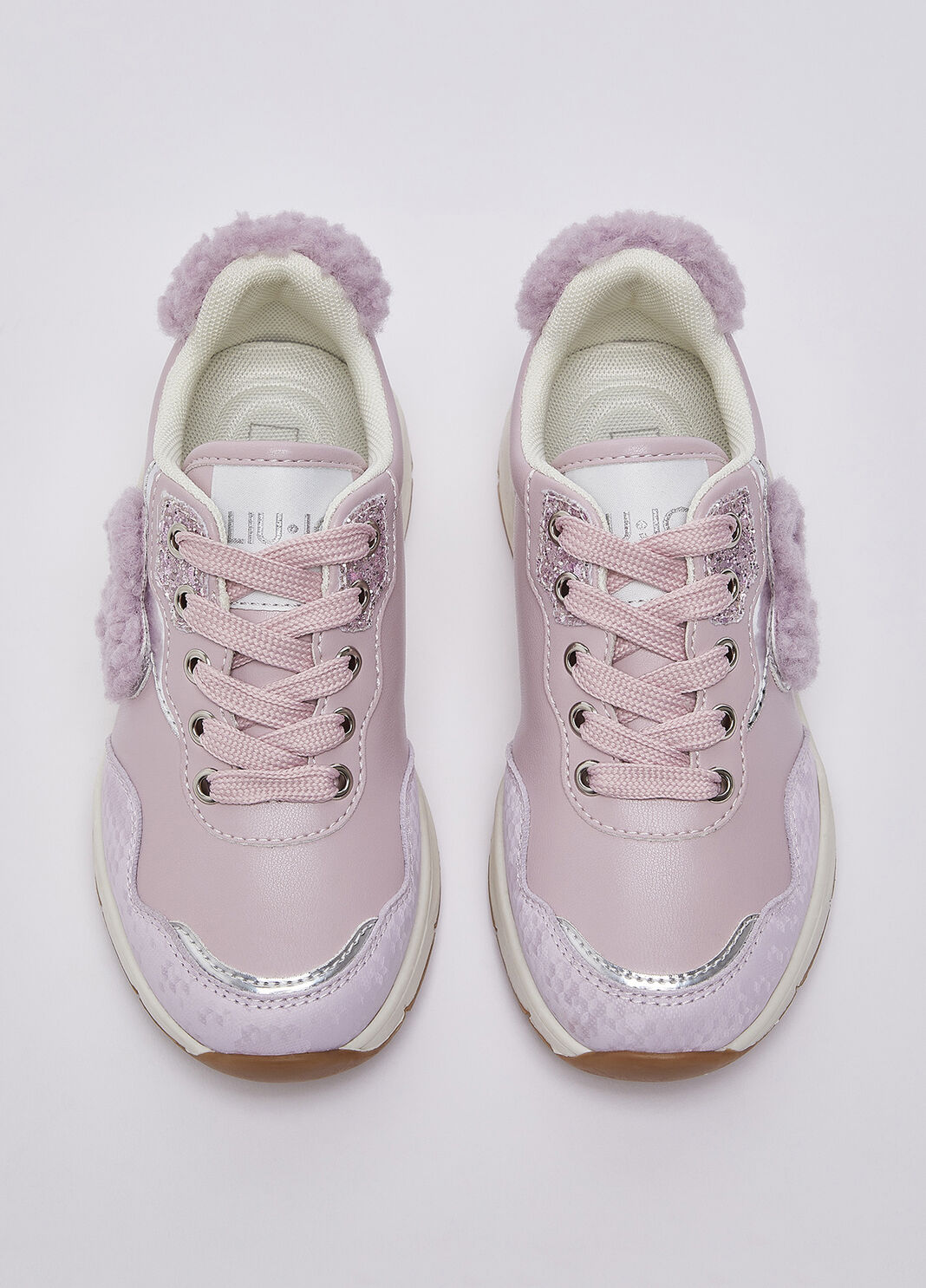 Sneakers with teddy details lilac Liu Jo - large image number 3