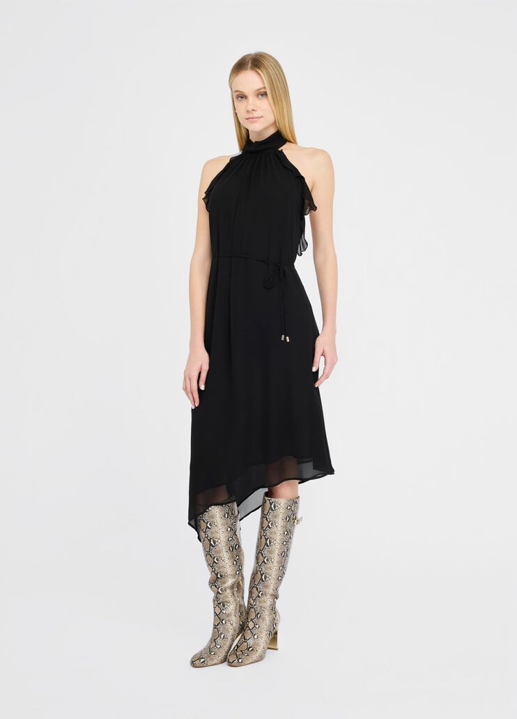 Georgette cocktail dress black Liu Jo - medium Georgette cocktail dress black Liu Jo - medium