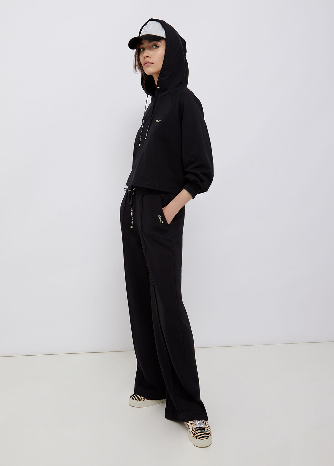 Hooded sweatshirt black Liu Jo - large image number 3