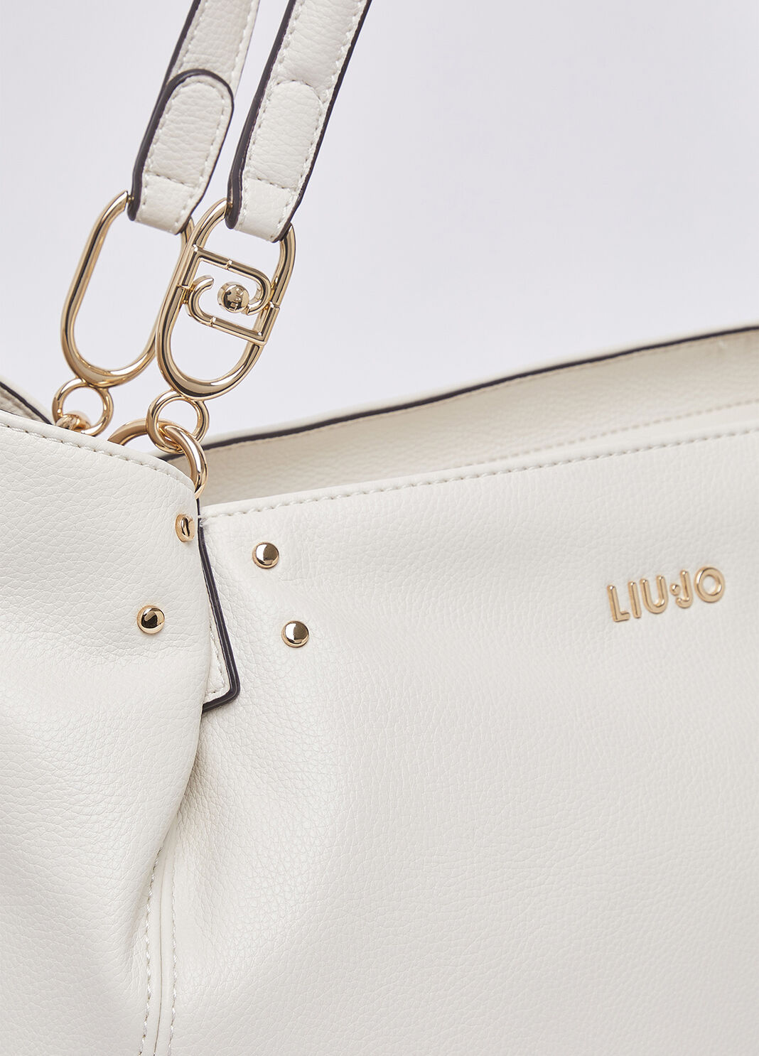 Mittelgro&szlig;e Schultertasche Creme Liu Jo - large image number 4