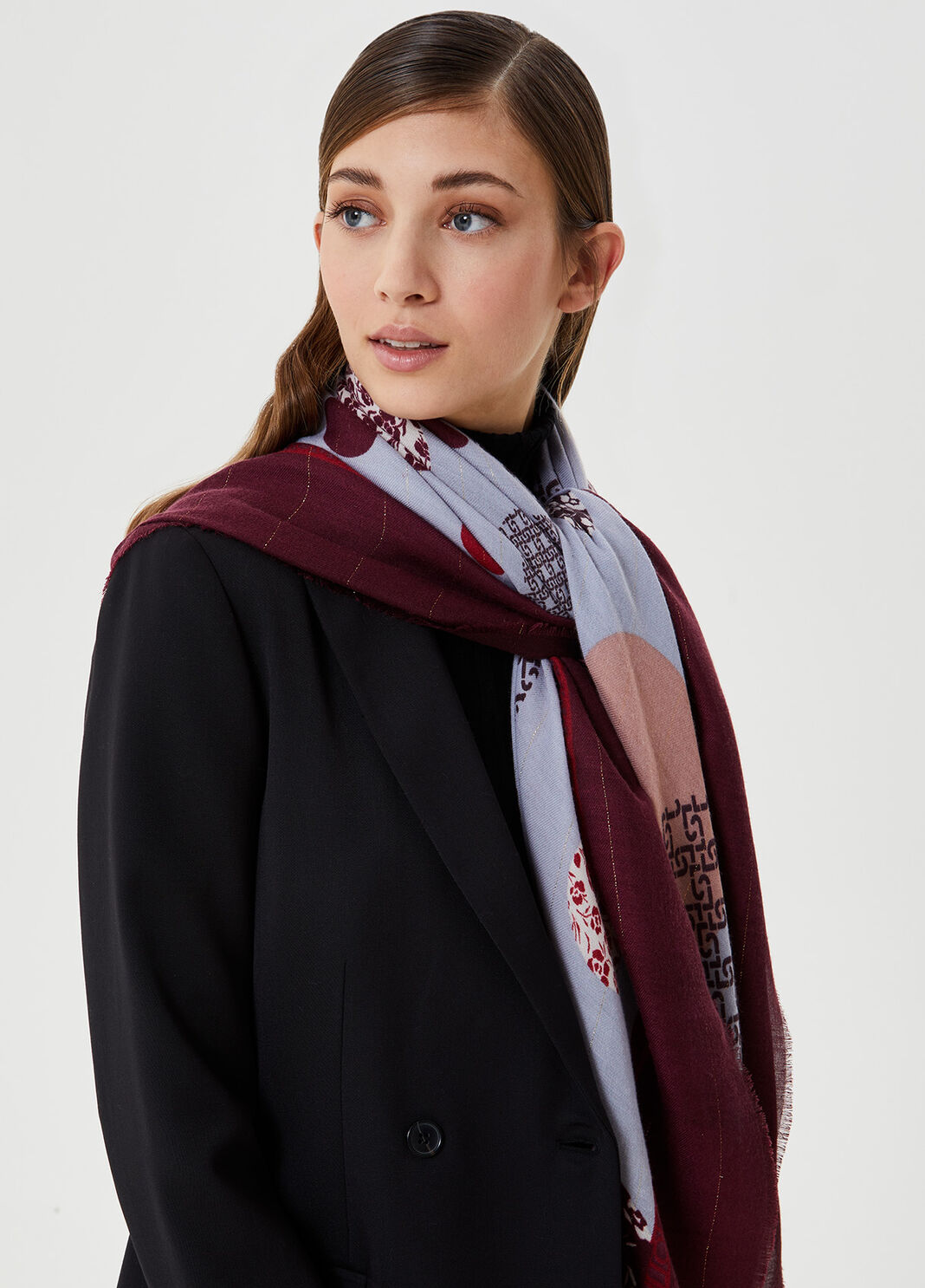 Eco-friendly foulard Burgundy Liu Jo - large image number 1