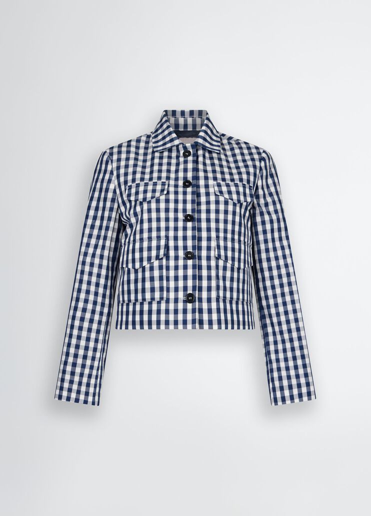 Vichy jacket blue Liu Jo - large image number 6 Vichy jacket blue Liu Jo - large image number 6