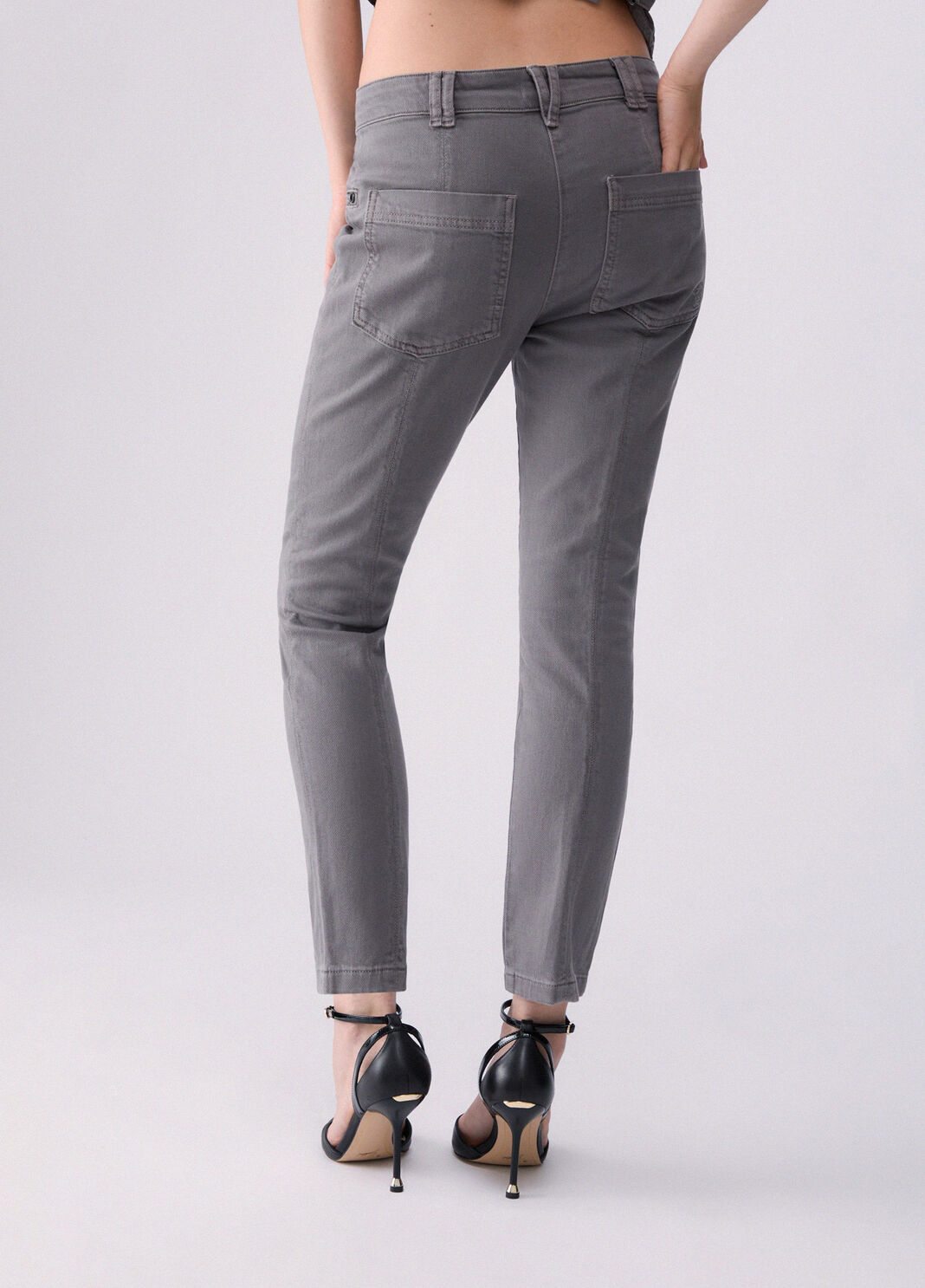 Slim-fit trousers grey Liu Jo - large image number 1