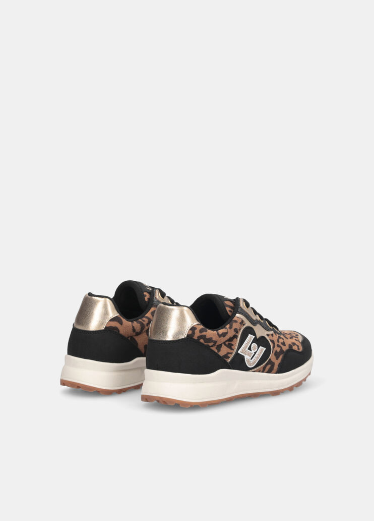 Animal print sneakers leopard/black Liu Jo - large image number 2 Animal print sneakers leopard/black Liu Jo - large image number 2