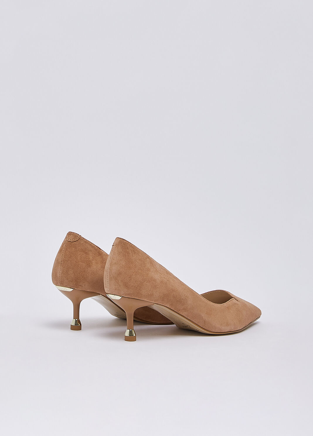 Pumps in suede with heel low camel Liu Jo - large image number 2