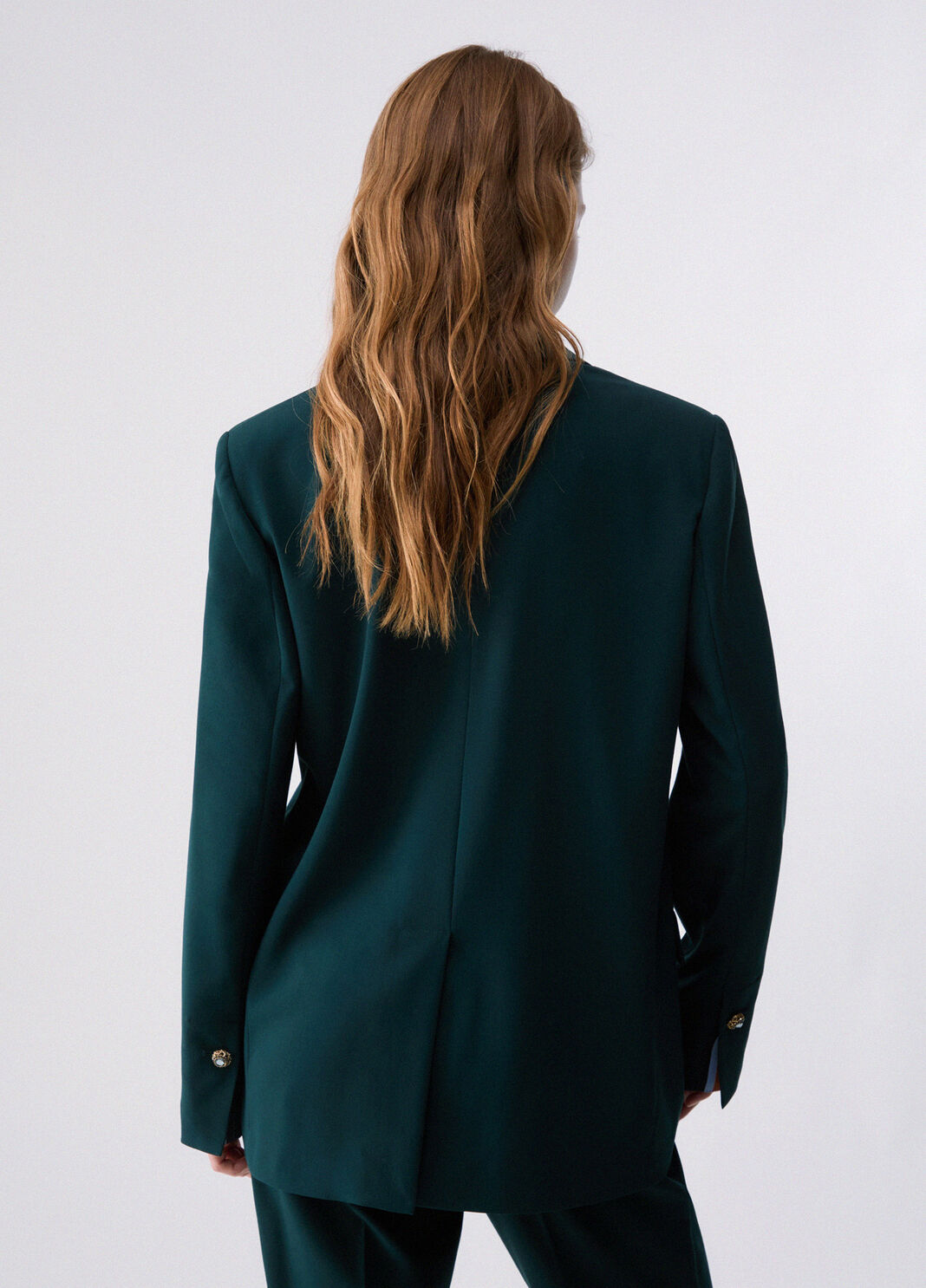 Blazer de franela verde Liu Jo - large image number 1