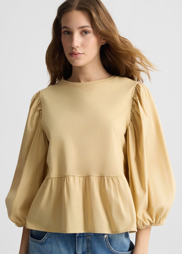 Poplin blouse beige Liu Jo - medium Poplin blouse beige Liu Jo - medium