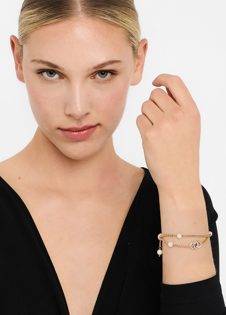 Bracciale con perle oro Liu Jo - large image number 0 Bracciale con perle oro Liu Jo - large image number 0