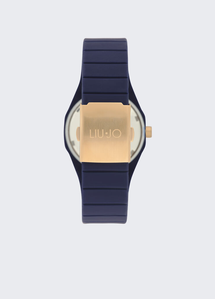 Watch with silicone strap blue Liu Jo - large image number 1 Watch with silicone strap blue Liu Jo - large image number 1