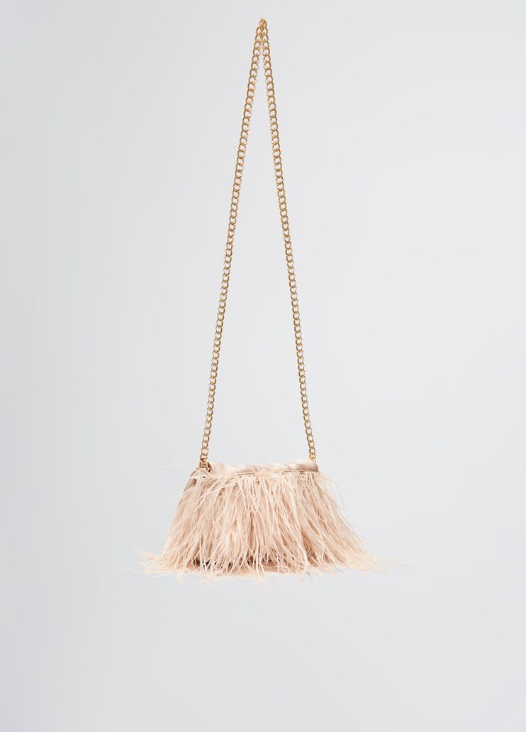 Mini LaPuffy bag with feathered detailing powder pink Liu Jo - large image number 3 Mini LaPuffy bag with feathered detailing powder pink Liu Jo - large image number 3