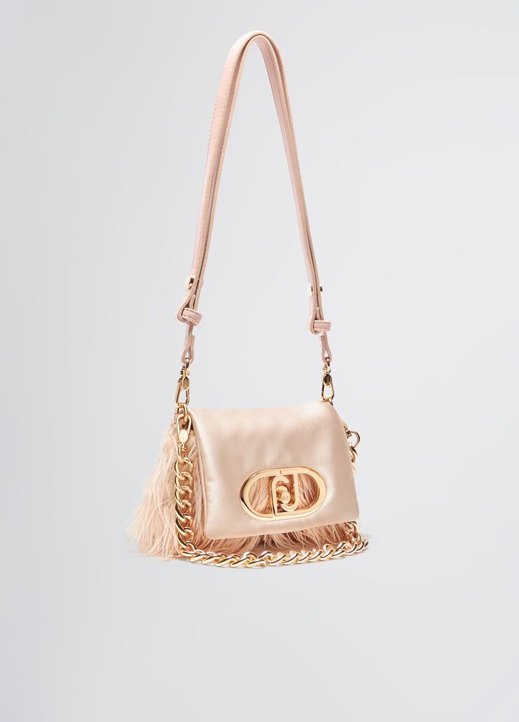 Small LaPuffy bag with feathered detailing powder pink Liu Jo - large image number 2 Small LaPuffy bag with feathered detailing powder pink Liu Jo - large image number 2