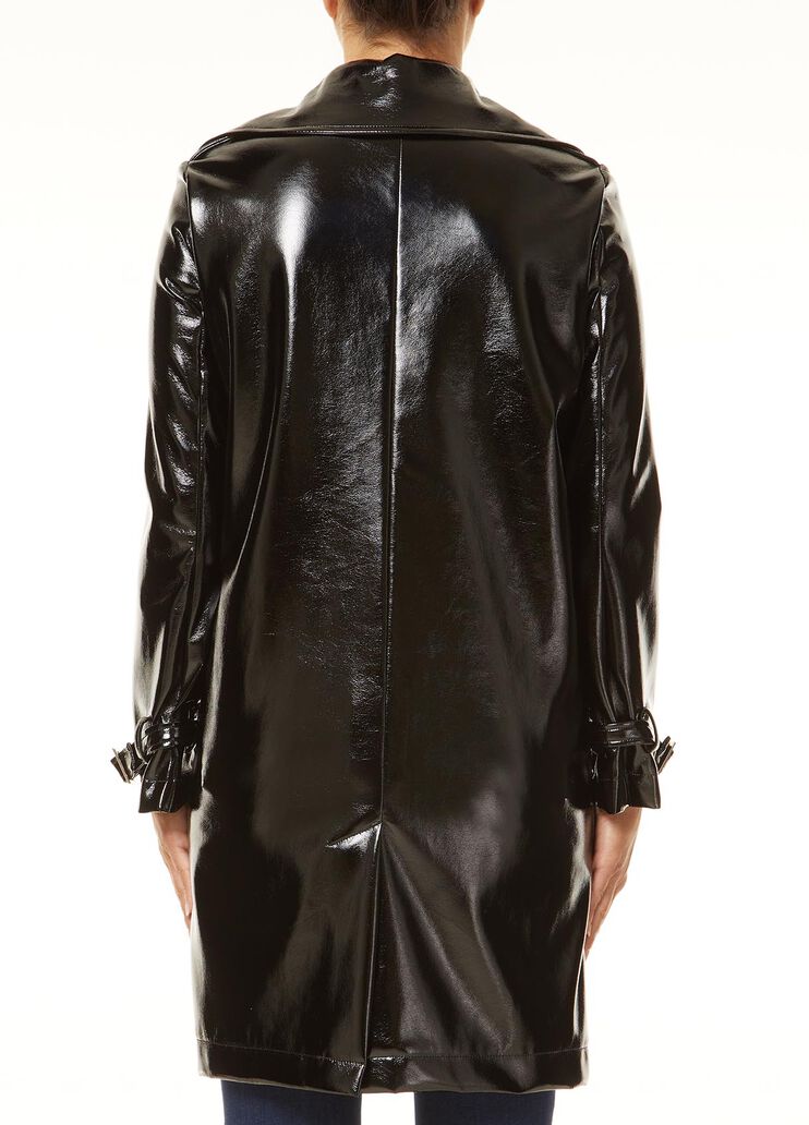 Vinyl trench coat Black Liu Jo - large image number 1 Vinyl trench coat Black Liu Jo - large image number 1