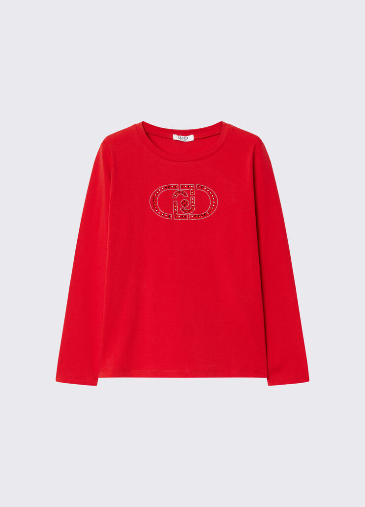 T-shirt с логотипом-монограммой  Liu Jo - medium