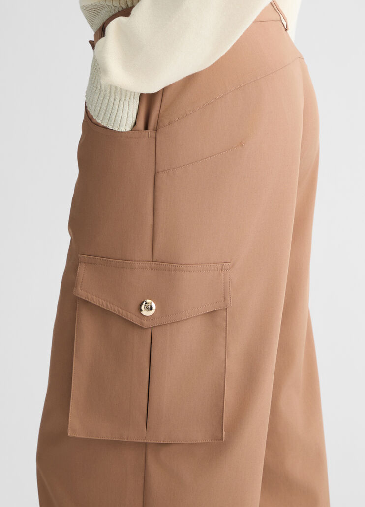 Beige cargo trousers brown Liu Jo - large image number 2 Beige cargo trousers brown Liu Jo - large image number 2