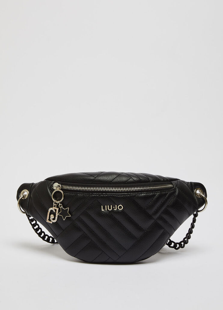 Eco-friendly pouch bag black Liu Jo - large image number 0 Eco-friendly pouch bag black Liu Jo - large image number 0