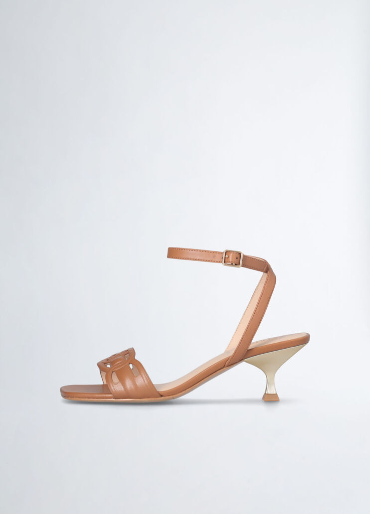 Sandals with low heel brown Liu Jo - large image number 5 Sandals with low heel brown Liu Jo - large image number 5