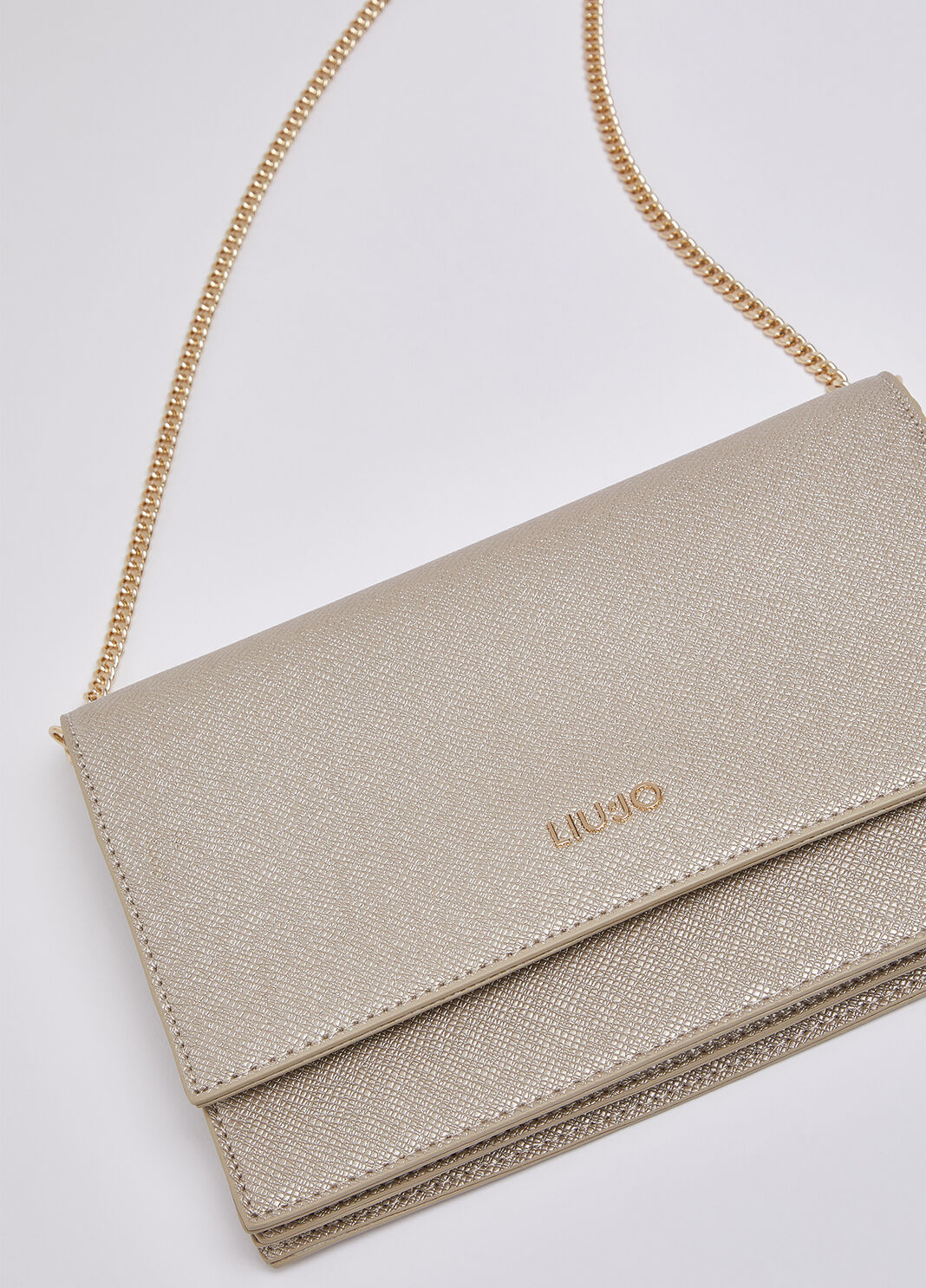 Mini crossbody bag light gold Liu Jo - large image number 4