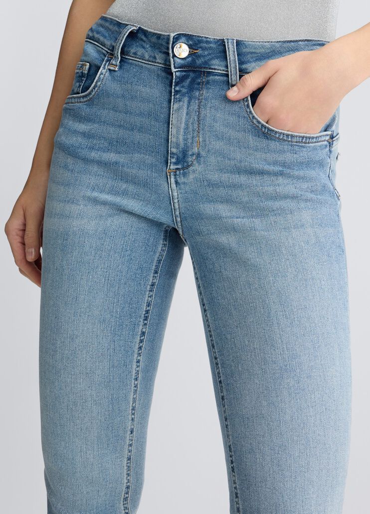 Skinny jeans with turn-ups Blue denim Liu Jo - large image number 4 Skinny jeans with turn-ups Blue denim Liu Jo - large image number 4