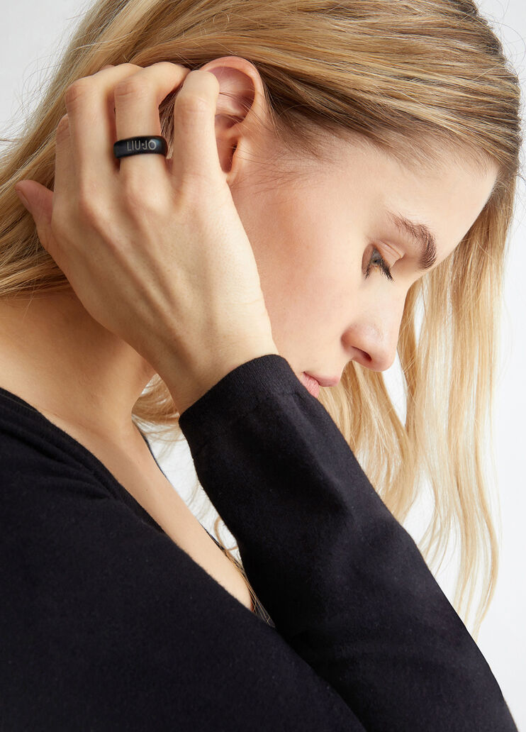 Smart ring Liu Jo Pay - 16 mm nero Liu Jo - large image number 0 Smart ring Liu Jo Pay - 16 mm nero Liu Jo - large image number 0