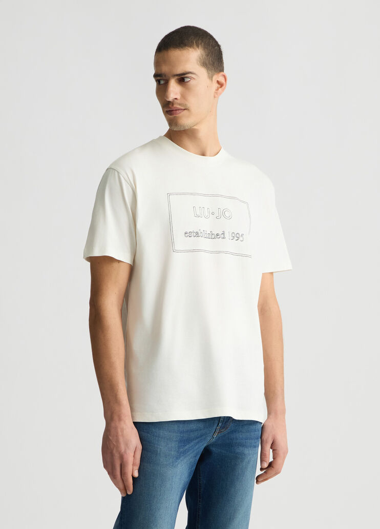 Embroidered T-shirt white Liu Jo - medium