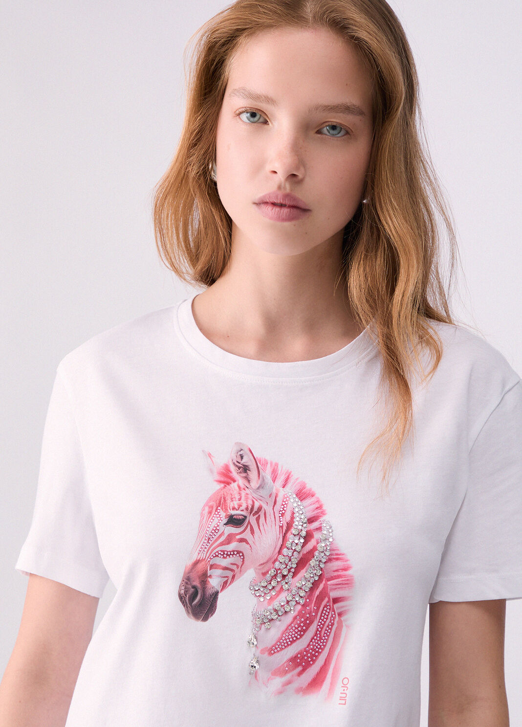 Bedrucktes T-Shirt Zebra Liu Jo - large image number 4
