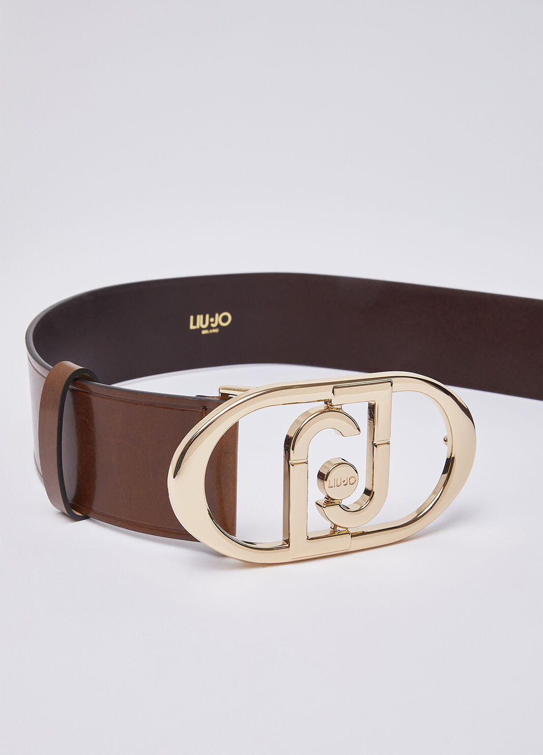 Leather Bustier Belt tobacco brown Liu Jo - large image number 2