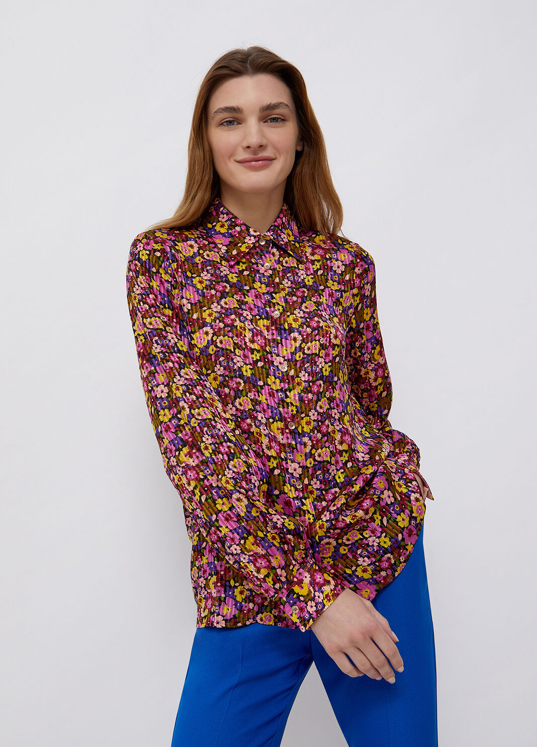 Рубашка с цветочным принтом цветочный принт Liu Jo - large image number 0