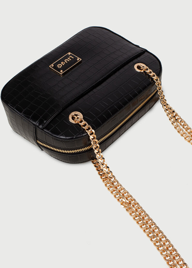 Crocodile effect crossbody bag Black Liu Jo - large image number 3 Crocodile effect crossbody bag Black Liu Jo - large image number 3