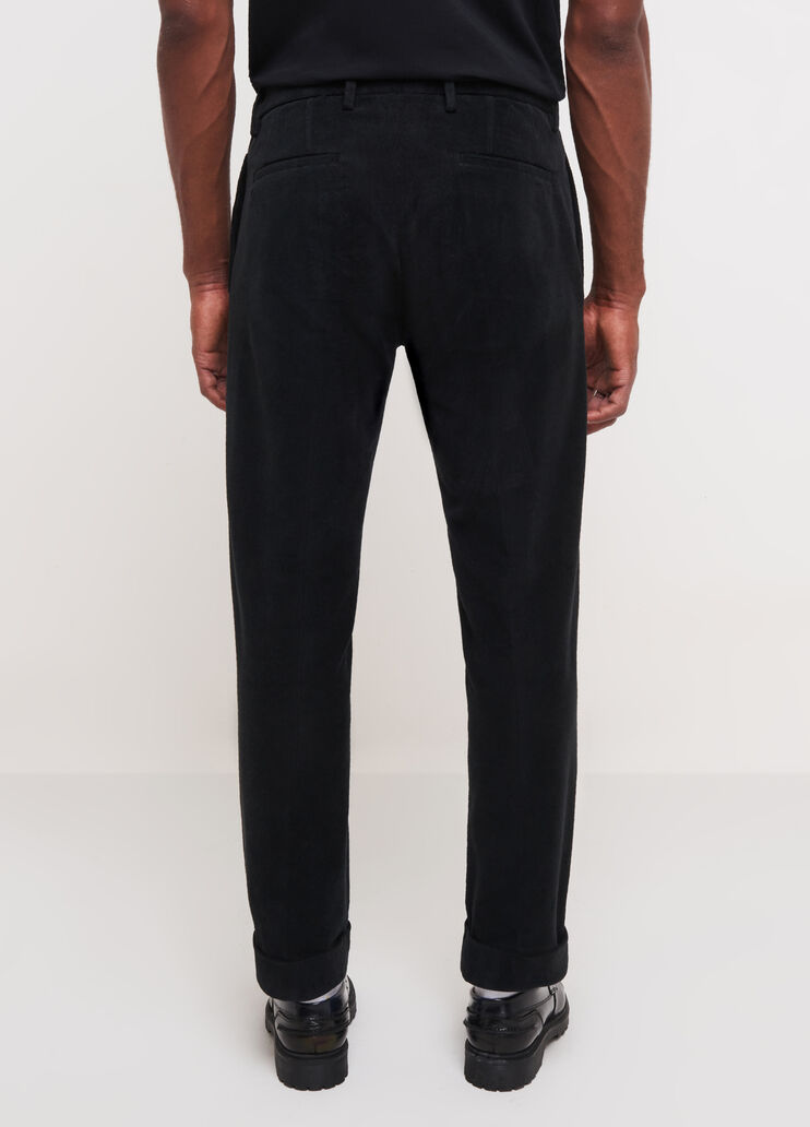 Cord-Chinohose mit Aufschlag Schwarz Liu Jo - large image number 1 Cord-Chinohose mit Aufschlag Schwarz Liu Jo - large image number 1