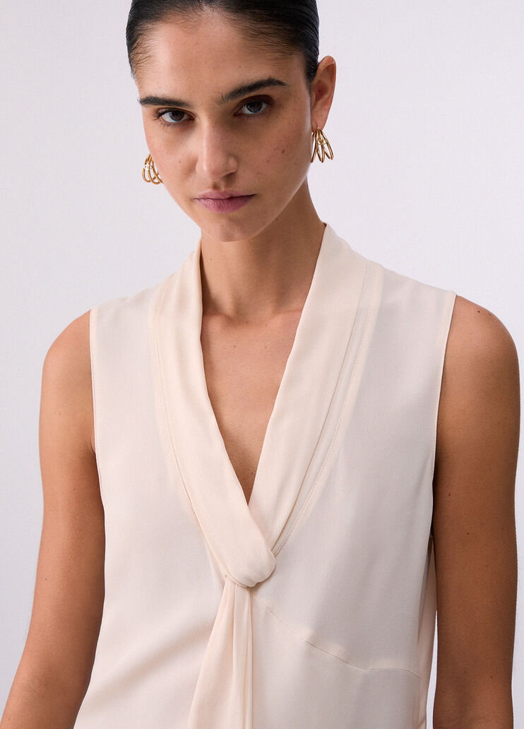 Top aus Georgette Vanille Liu Jo - medium