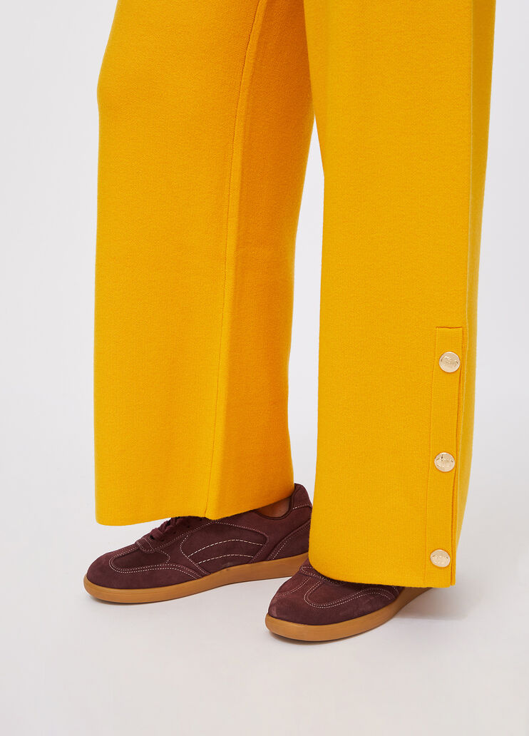 Pantalon en maille jaune Liu Jo - medium
