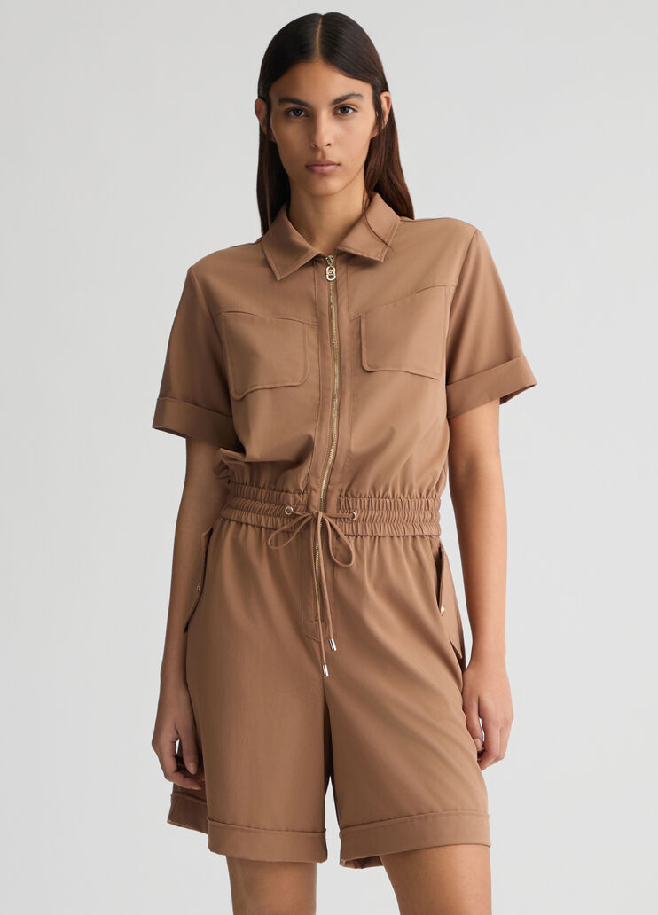 Playsuit with zip brown Liu Jo - medium Playsuit with zip brown Liu Jo - medium
