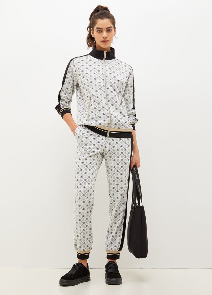 Sweatshirt mit Jacquard-Logo Schwarz Liu Jo - large image number 3