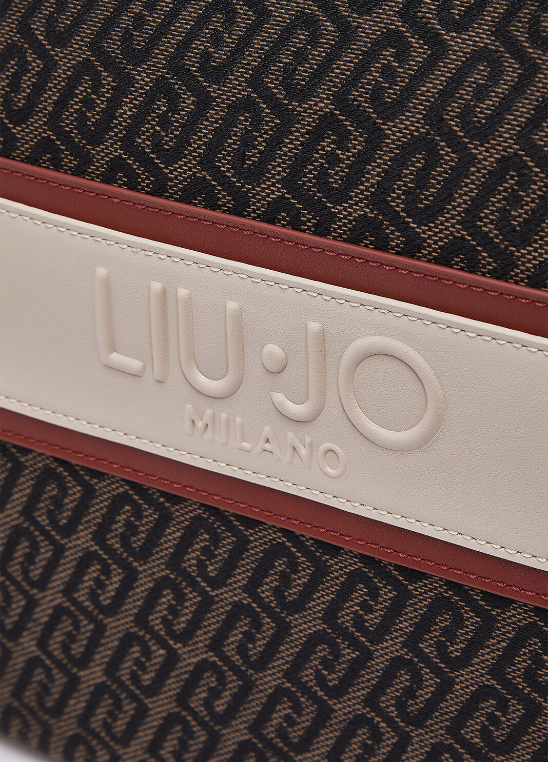 Mittlere Monogramm-Tote-Tasche Dunkelbraun Liu Jo - large image number 4