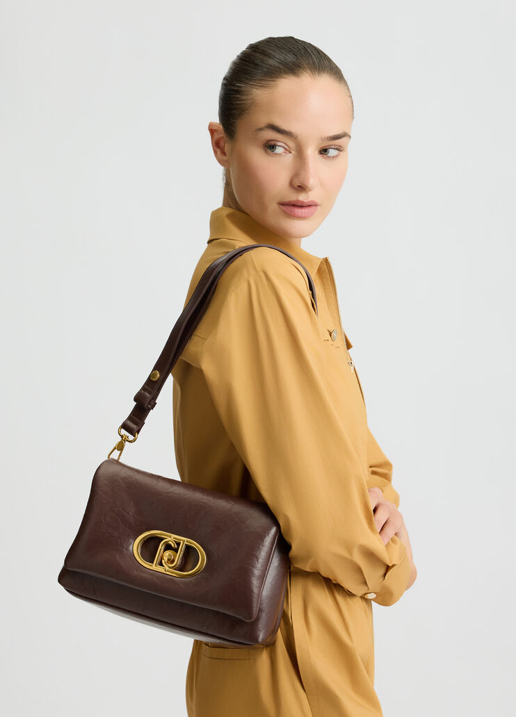 Medium LaPuffy bag dark brown Liu Jo - large image number 0 Medium LaPuffy bag dark brown Liu Jo - large image number 0