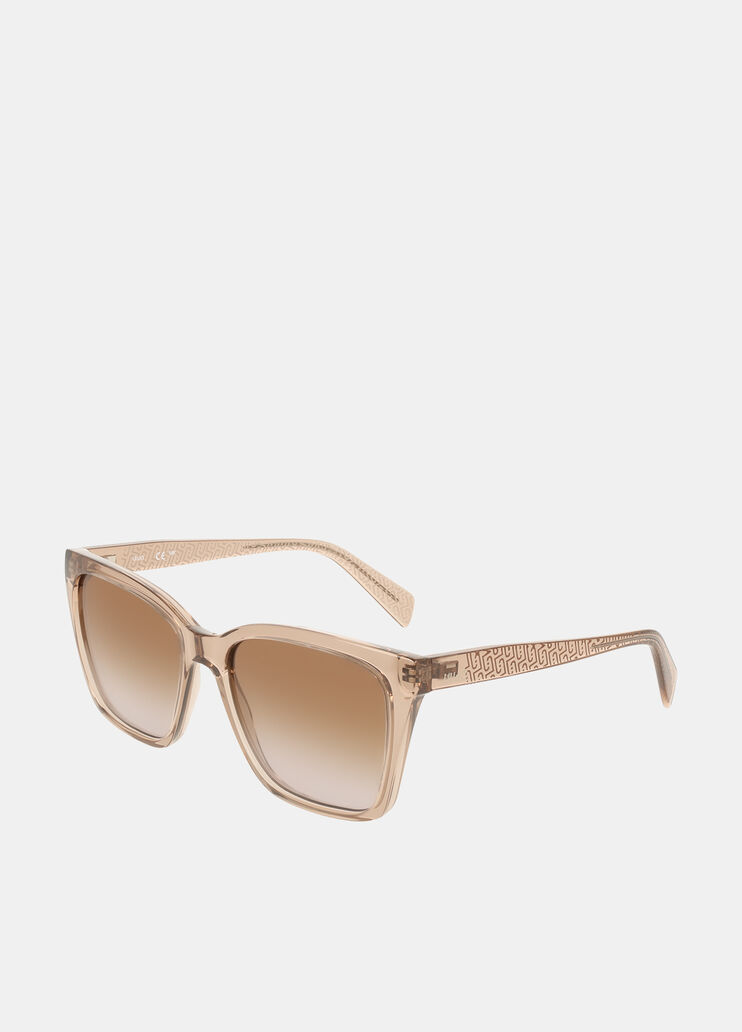 Lunettes de soleil rectangulaires chair Liu Jo - large image number 1