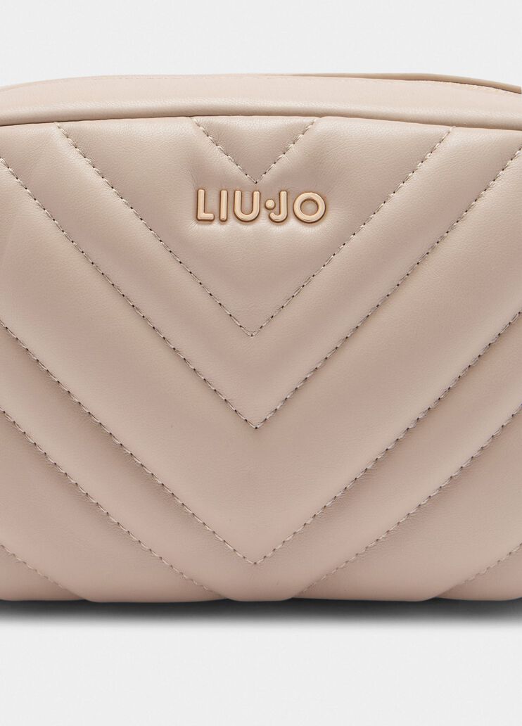 Small quilted crossbody bag beige Liu Jo - large image number 4