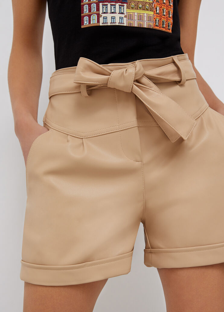 Synthetic fabric shorts cream Liu Jo - large image number 2 Synthetic fabric shorts cream Liu Jo - large image number 2
