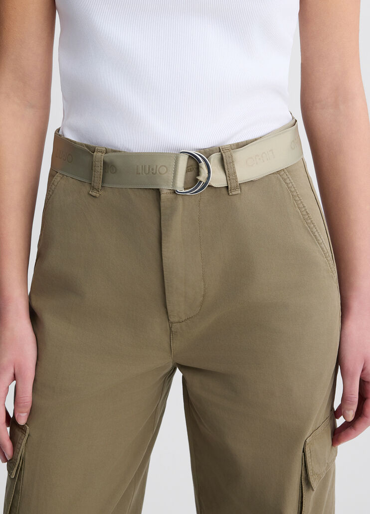 Cargo trousers green Liu Jo - large image number 2