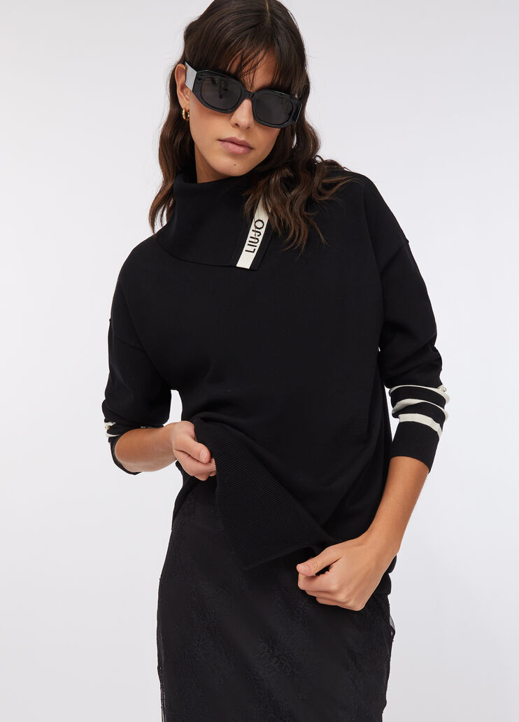 Liu Jo Better top black Liu Jo - large image number 2