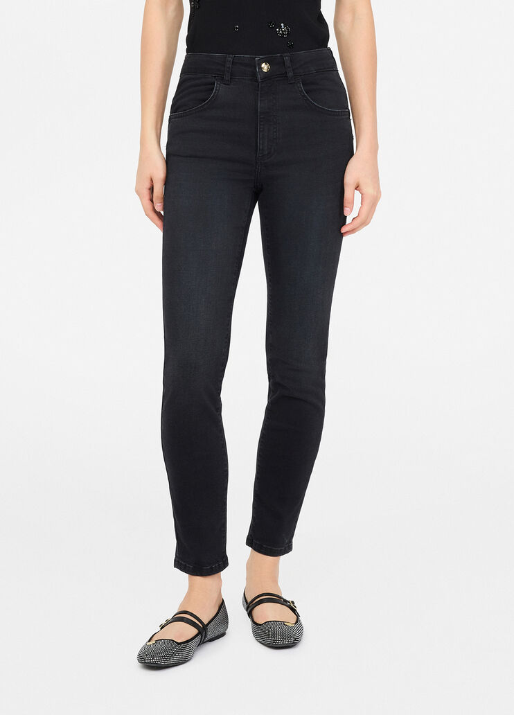Jean skinny à taille haute noir Liu Jo - medium Jean skinny à taille haute noir Liu Jo - medium